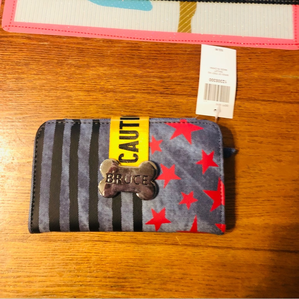 RARE NWT BOP Caution Tape Wallet